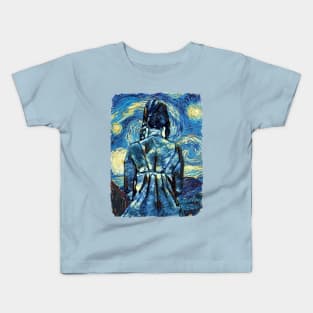 Girl Van Gogh Style Kids T-Shirt